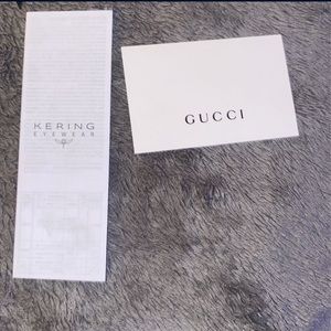 Got these from someone that works at gucci and didn’t want the glasses
